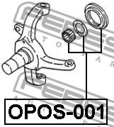 Купить запчасть Febest - OPOS001 Ремкомплект рычага подвески 4 PCS OPEL FRONTERA B 1998-2004