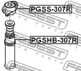 Купить запчасть FEBEST - PGSHB-307R Пыльник амортизатора задний CITROEN C4 PGSHB-307R