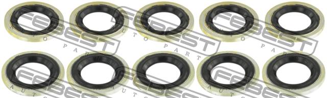 Купить запчасть FEBEST - RINGAH-016-PCS10 Кольцо уплотнительное трубки кондиционера (10 шт. В упаковке) RINGAH-016-PCS10