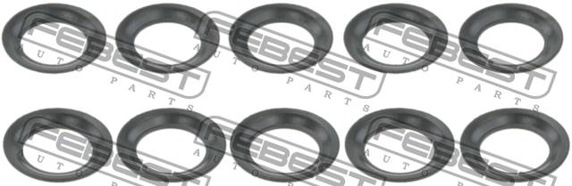 Купить запчасть FEBEST - RINGFL-021-PCS10 КОЛЬЦО УПЛОТНИТЕЛЬНОЕ ФОРСУНКИ ВПРЫСКА ТОПЛИВА (10 шт. в упаковке) RINGFL-021-PCS10
