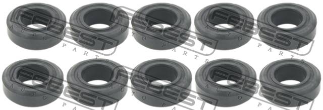 Купить запчасть FEBEST - RINGFL-024-PCS10 Кольцо уплотнительное форсунки впрыска топлива SUZUKI GRAND JB416 06-14 (компл-10шт) RINGFL-024-PCS10