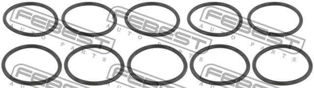 Купить запчасть FEBEST - RINGOL-023-PCS10 Кольцо уплотнительное кронштейна масляного фильтра TOYOTA PRADO 09-10 (компл-10шт) RINGOL-023-PCS10