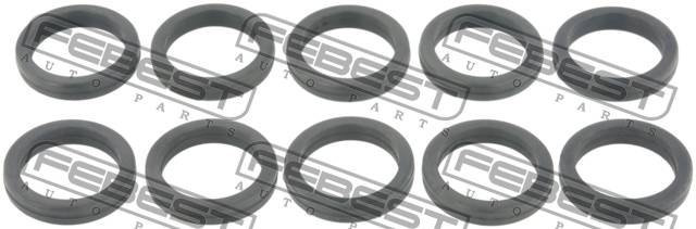 Купить запчасть FEBEST - RINGOL-055-PCS10 Кольцо уплотнительное масляной трубки турбокомпрессора VOLVO 07- (компл-10шт) RINGOL-055-PCS10