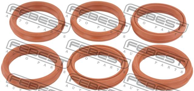 Купить запчасть FEBEST - RINGOL-063-PCS6 Кольцо уплотнительное свечного колодца MAZDA 00-06 (компл-10шт) RINGOL-063-PCS6