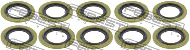 Купить запчасть FEBEST - RINGOL-067-PCS10 Кольцо уплотнительное маслопровода турбины FORDE FOCUS II (компл-10шт) RINGOL-067-PCS10