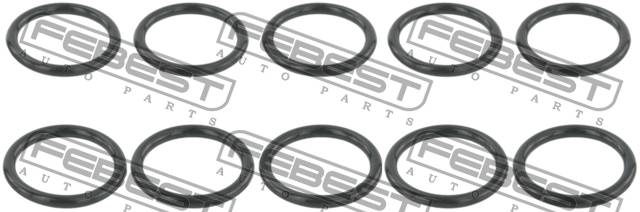Купить запчасть FEBEST - RINGWH-008-PCS10 Кольцо уплотнительное системы охлаждения NISSAN ALMERA 00-06 (компл-10шт) RINGWH-008-PCS10
