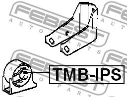 Купить запчасть Febest - TMBIPS Сайлентблок подушки двигателя  перед TOYOTA CALDINA AT191/CT19#/ET196/ST19# 1992.11-2002.06 [JP]