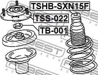 Купить запчасть FEBEST - TSHB-SXN15F Пыльник амортизатора TSHB-SXN15F