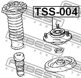 Купить запчасть FEBEST - TSS-004 Опора амортизатора TSS-004