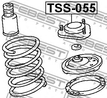 Купить запчасть FEBEST - TSS-055 Опора амортизатора TOYOTA PREVIA 1990.05-1999.12 TSS-055