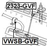 Купить запчасть Febest - VWSBGVF Втулка стабилизатора перед прав/лев AUDI A3/A3 SPORTBACK (8P) 2003-2013