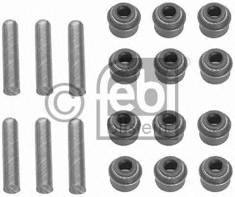 Купить запчасть Febi - 01593 Комплект сальников клапанов BMW X5 (E53) 3.0 i 05.2000 - 12.2006 <=> BMW 5 (E34) 520 i 24V 09.1989 - 09.1995