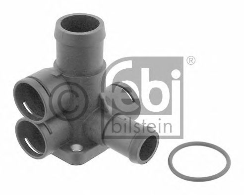 Купить запчасть Febi - 12405 Фланец системы охлаждения VW PASSAT (3A2, 35I) 1.8 02.1988 - 08.1996 <=> AUDI 80 (89, 89Q, 8A, B3) 1.8 S 09.1986 - 10.1991