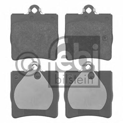 Купить запчасть Febi - 16147 Колодки тормозные дисковые MERCEDES-BENZ E-CLASS (W210) E 240 (210.061) 06.1997 - 08.2000 <=> MERCEDES-BENZ E-CLASS (W210) E 230 (210.037) 06.1995 - 06.1997