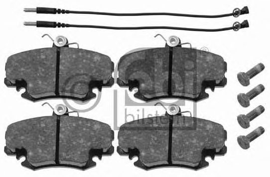 Купить запчасть Febi - 16191 Колодки тормозные дисковые DACIA SANDERO 1.6 06.2008 - <=> RENAULT CLIO II (BB_, CB_) 1.4 (B/CB0C) 09.1998 - 05.2005