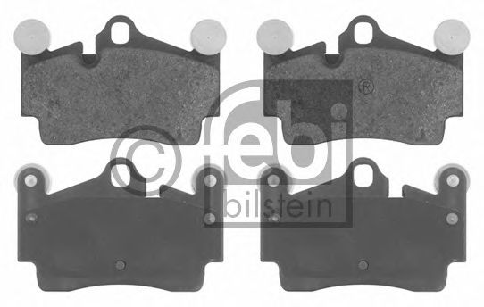 Купить запчасть Febi - 16619 Колодки тормозные дисковые VW TOUAREG (7LA, 7L6, 7L7) 2.5 R5 TDI 01.2003 - 05.2010 <=> VW TOUAREG (7LA, 7L6, 7L7) 3.0 V6 TDI 11.2007 - 05.2010