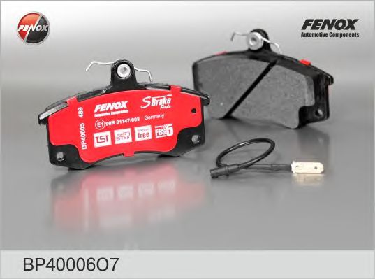 Купить запчасть Fenox - BP40006O7 Колодки тормозные дисковые перед прав/лев ВАЗ-2110-2112,1117-1119 Kalina, 2170-2172 Pliora, 2190-2191 Granta