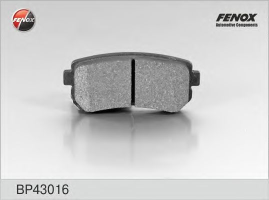 Купить запчасть Fenox - BP43016 Колодки тормозные дисковые зад прав/лев Hyundai Accent MC 05-, Hyundai i30 07-/ Kia Cee