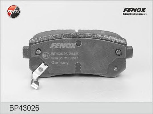 Купить запчасть FENOX - BP43026 Колодки диск задние i30 -12, IX35 10-, Tuscon 04-10, Sportage 10- BP43026