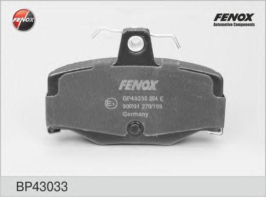Купить запчасть Fenox - BP43033 Колодки тормозные дисковые зад прав/лев Nissan Almera II (N16) 00-, Almera Tino (V10) 00-, Primera 96-01