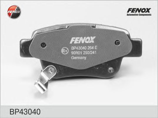 Купить запчасть FENOX - BP43040 Колодки диск Toyota Avensis 03-08, Corolla 04-09 BP43040
