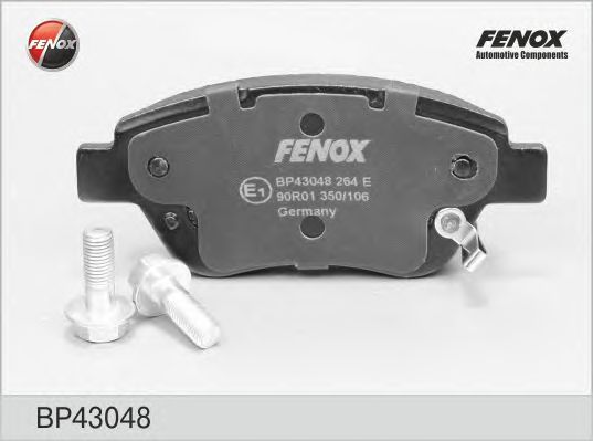 Купить запчасть FENOX - BP43048 Колодки диск передние Opel Corsa D 06-, Fiat Doblo 01- BP43048