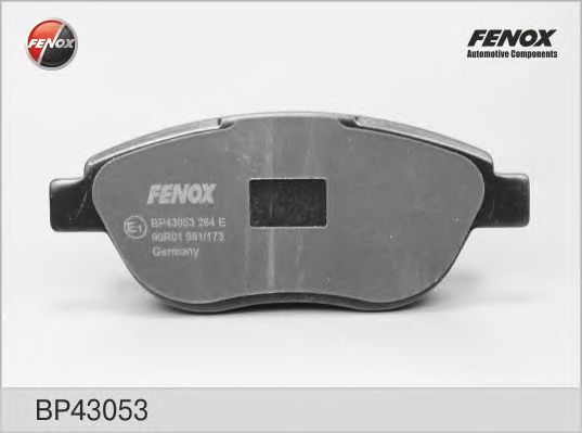 Купить запчасть FENOX - BP43053 Колодки диск передние 207, 307, Berlingo 05-, C3, C4 BP43053
