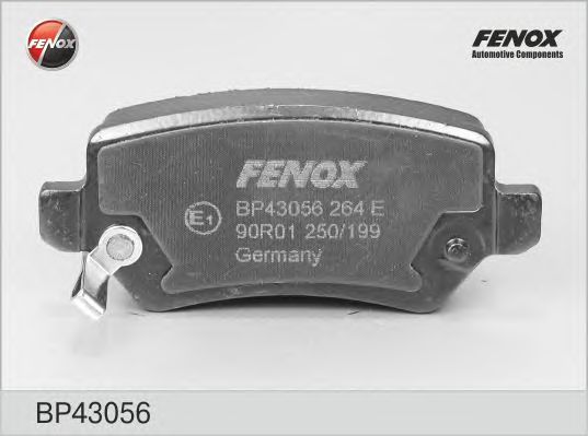 Купить запчасть Fenox - BP43056 Колодки тормозные дисковые зад прав/лев Opel Astra F Classic 98-00, Astra G 98-05, Astra H 04-, Combo 01-, Corsa 00-, Meriva 03-, Zafira A 03-05, Zafira B 05-