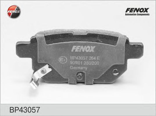 Купить запчасть Fenox - BP43057 Колодки тормозные дисковые зад прав/лев Subaru Trezia 11-/ Toyota Auris 09-, IQ 09- , Prius 09 - , Urban 09- , Verso S 10- , Yaris 06-