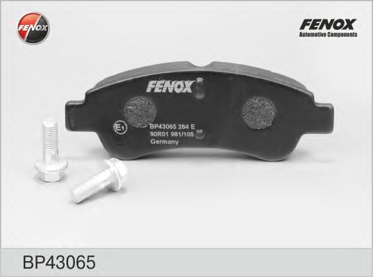 Купить запчасть FENOX - BP43065 Колодки диск передние 206, 207, 208, 307, C3 I-II, C4 BP43065
