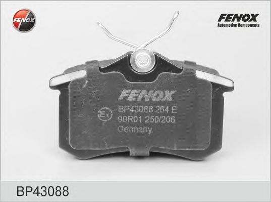 Купить запчасть Fenox - BP43088 Колодки тормозные дисковые зад прав/лев Audi A4 00-09, 97-05/ Peugeot 405 88-96/ Seat Cordoba 93-99, Exeo 08- , Ibiza II93-99, Toledo 91-99