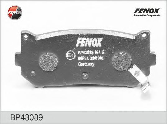 Купить запчасть FENOX - BP43089 Колодки диск задние Carens 02-, Shuma II BP43089