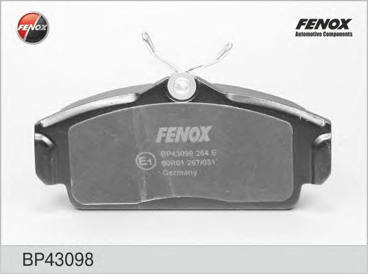 Купить запчасть FENOX - BP43098 Колодки диск передние Nissan Almera II, Primera 96-01 BP43098