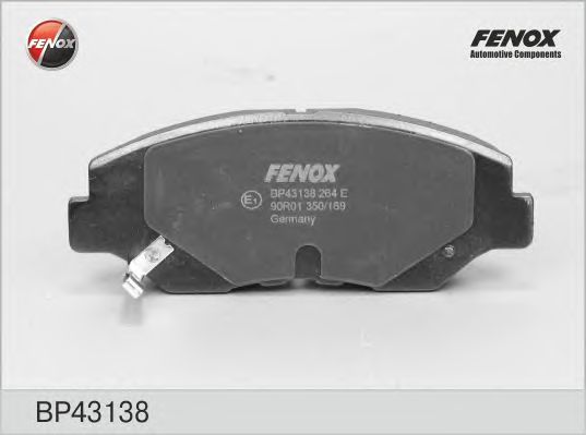 Купить запчасть Fenox - BP43138 Колодки тормозные дисковые перед прав/лев Honda CR-V II 01-06, Accord VIII