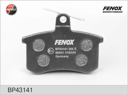 Купить запчасть Fenox - BP43141 Колодки тормозные дисковые зад прав/лев Audi 80 91-96, 90 84-91, 100 86-94, 200 79-91, A4 94-00, A6 94-97, A8 94-98
