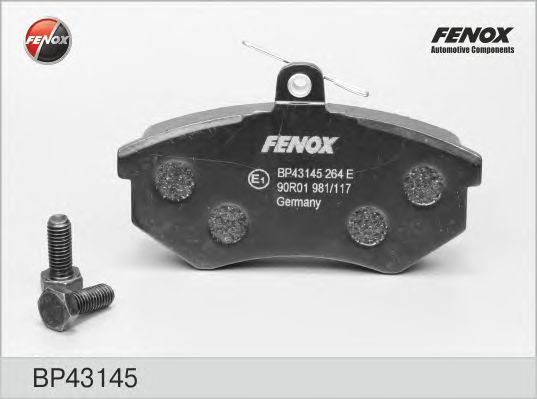 Купить запчасть Fenox - BP43145 Колодки тормозные дисковые перед прав/лев Audi 80 86-96, 90 87-91, 200 79-82, A4 94-01/ Passat 88-97 без датчика