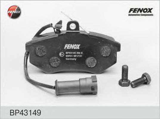 Купить запчасть FENOX - BP43149 Колодки диск передние с датчиком 80 (B3) BP43149