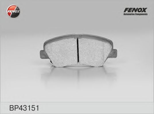 Купить запчасть Fenox - BP43151 Колодки тормозные дисковые перед прав/лев Hyundai Solaris, Accent IV 10- , i40 11-, Rio III 11-
