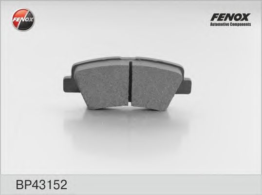 Купить запчасть Fenox - BP43152 Колодки тормозные дисковые зад прав/лев Hyundai Solaris, Accent IV 10- , i40 11-/ Kia Rio III 11- /