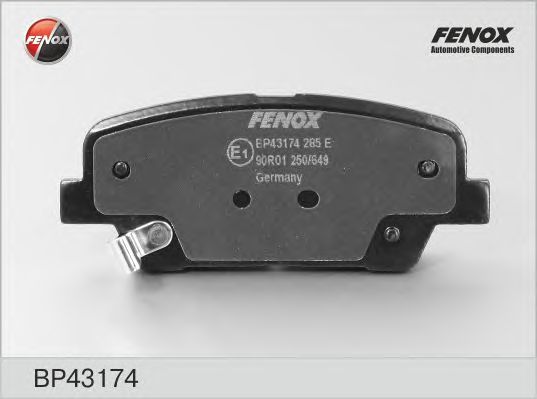 Купить запчасть Fenox - BP43174 Колодки тормозные дисковые зад прав/лев Hyundai Equus, Genesis I, Santa Fe II-III/ Kia Borrego, Sorento III. 06-