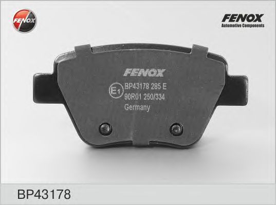 Купить запчасть Fenox - BP43178 Колодки тормозные дисковые зад прав/лев VW Beetle, Caddy III, Eos, Golf Variant VI, Jetta V, Touran I/II/ Audi A1-A3/ Seat Altea XL, Leon II/ Skoda Octavia II, SuperB II, Yeti -08
