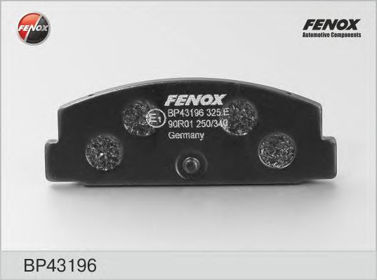 Купить запчасть FENOX - BP43196 Колодки MAZDA 6, 323 C/F/S, 626 III-V, Premacy I 02- BP43196