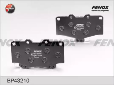 Купить запчасть FENOX - BP43210 Колодки передние GreatWall Hover all 04-, TOYOTA 4 Runner, Land CRUISER 84-96 BP43210