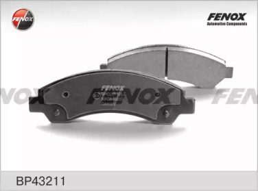 Купить запчасть FENOX - BP43211 Колодки передние GreatWall Hover H3, H5, H6 -06, CHEVROLET Blazer IV 94-05, BP43211