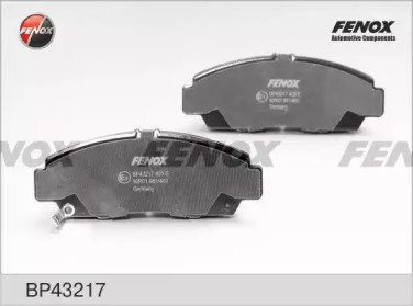 Купить запчасть FENOX - BP43217 Колодки передние Honda Civic IX, VII 1,4-2,0, FRV 1,7-2,2 BP43217
