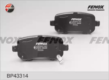 Купить запчасть FENOX - BP43314 Колодки передние Chrysler Gr. Voyager 2.8-3.8, 07- BP43314