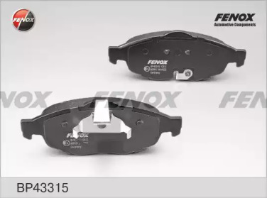 Купить запчасть FENOX - BP43315 Колодки передние Chrysler Sebring 2.0-2.7, 01- BP43315