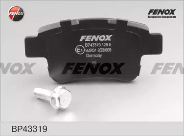 Купить запчасть FENOX - BP43319 Колодки задние Citroen C4 Picasso 1.8-2.0 16V, 06- BP43319