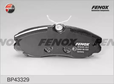 Купить запчасть FENOX - BP43329 Колодки передние Ford Maverick 93-01,Nissan Terrano 2.4-2.7TD, 93- BP43329