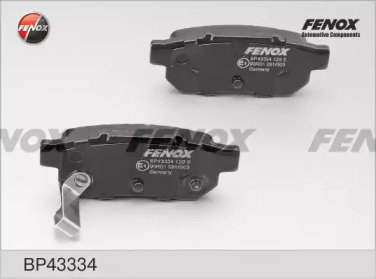 Купить запчасть FENOX - BP43334 Колодки задние Honda Civic 1.4-1.6 87-01, Prelude 2.0, 88-92 BP43334